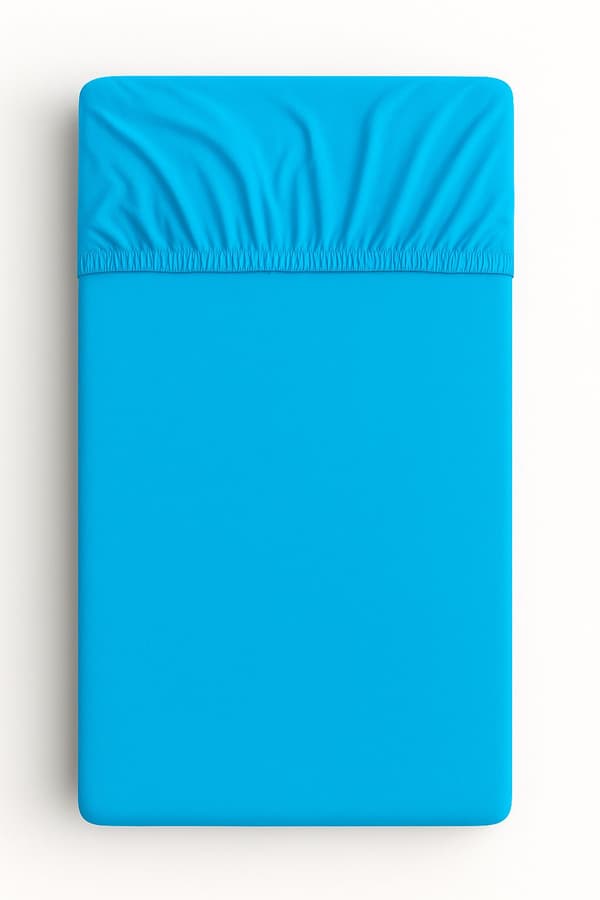 Bomuldslagen til tremmeseng 140x70 cm - turkis