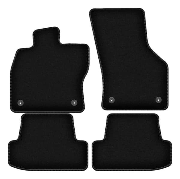 BASIC sorte velourmåtter til: Seat Leon III hatchback, stationcar, variant (2012-2020)