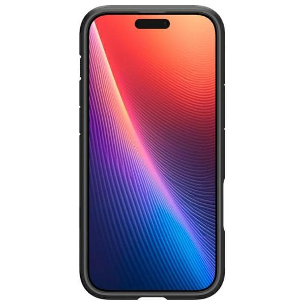 Spigen Tough Armor T Mag-cover med knap til MagSafe til iPhone 16 Pro, sort