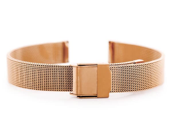 Armbånd Pacific 04E - mesh HQ - rosaguld 14mm