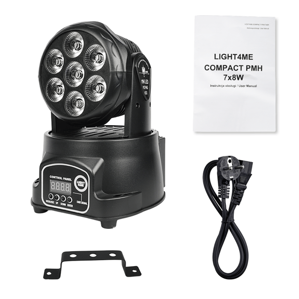 LIGHT4ME COMPACT PMH 7x8W bevægelig hoved LED vask