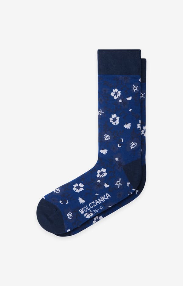 Blomsterstrømper 42-43