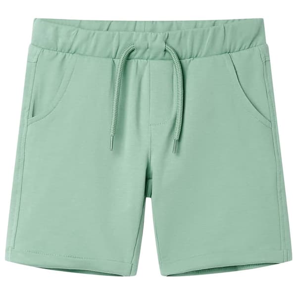 Børneshorts med snøre, lys khaki, 116
