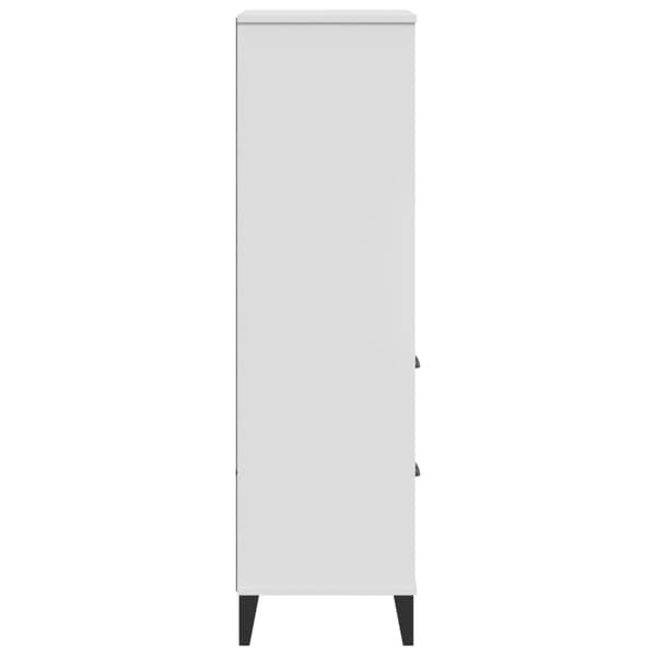 vidaXL VIKEN Hylla, Vit, 60x35x123 cm, Träbaserat material