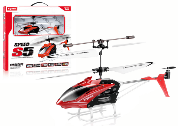 Fjernstyret helikopter S5 SYMA RC Rød