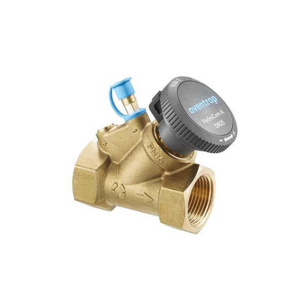 HydroCom A avstängningsventil, PN16 DN20, Rp3/4 GW, HydroPort