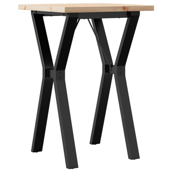 vidaXL Matbord med Y-ben 50x50x75,5 cm
