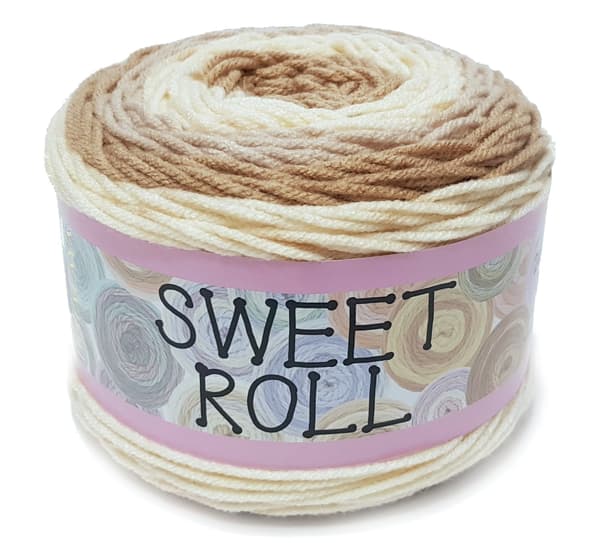 SWEET ROLL akrylgarn 140g CREME 1047-22