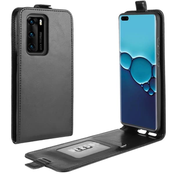 Flipfodral till Huawei P40, Flip, svart