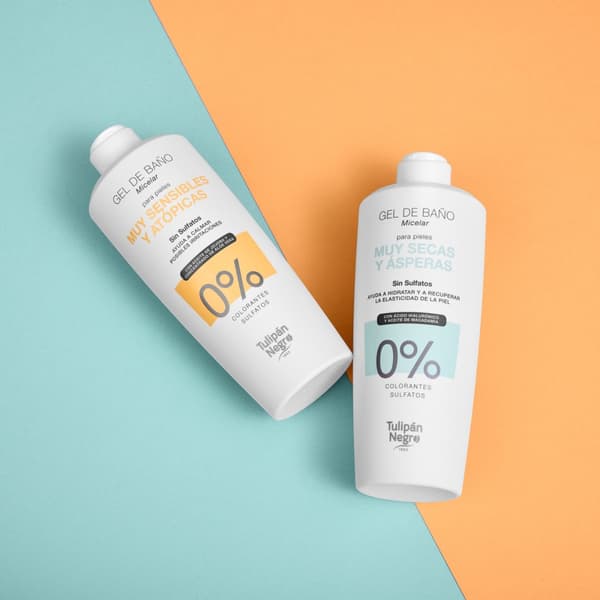Tulipan Negro Micellar Til Tør & Ru Hud Kropsvask (500 ml)
