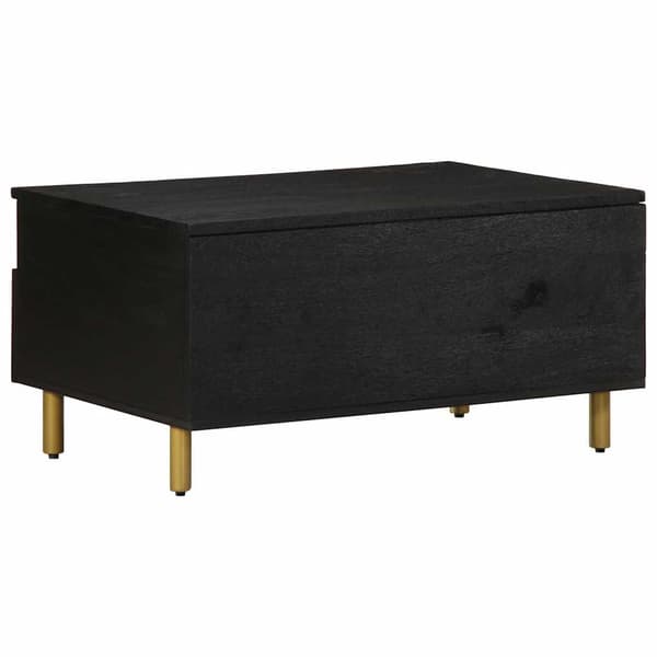 vidaXL sofabord, sort, 80x54x40 cm, træbaseret materiale