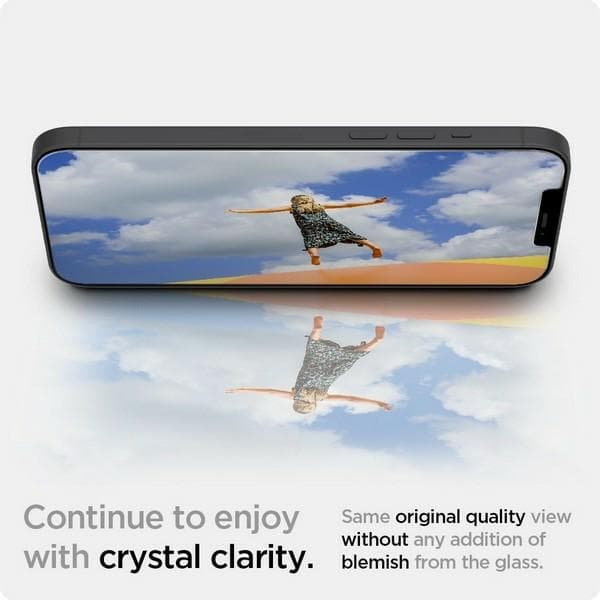 Spigen Glas.TR iPhone 12/12 Pro 6.1" 2-pack "EZ FIT" AGL01801 härdat glas