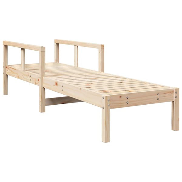 vidaXL Solstol, 199,5x62x55 cm, Pinewood