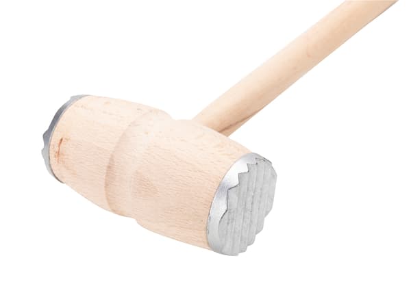 SMIDD KÖTTHAMMARE I TRÄ