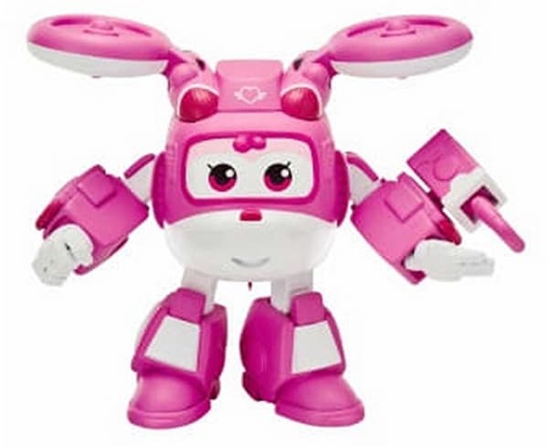 Super Wings flygplan Articulated Action Dizzy 8cm
