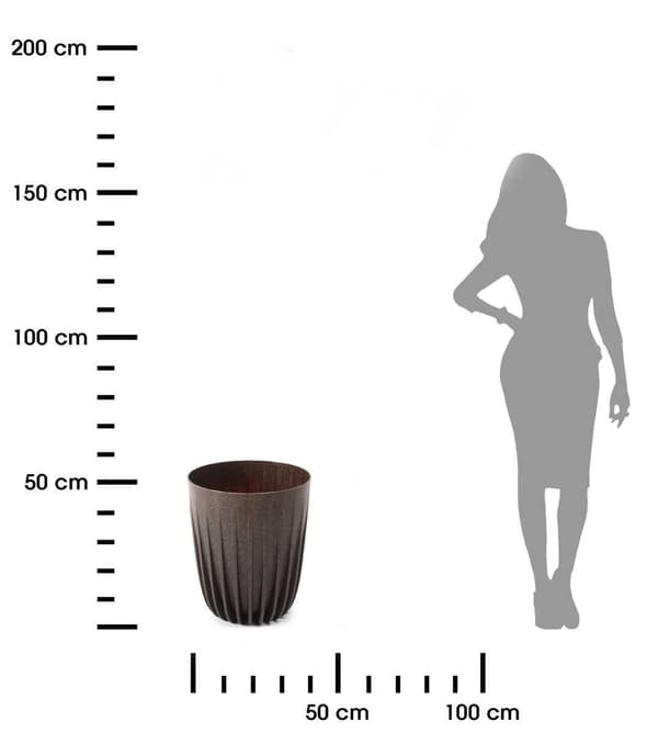 Avskalad ECO kaffeespresso blomkruka