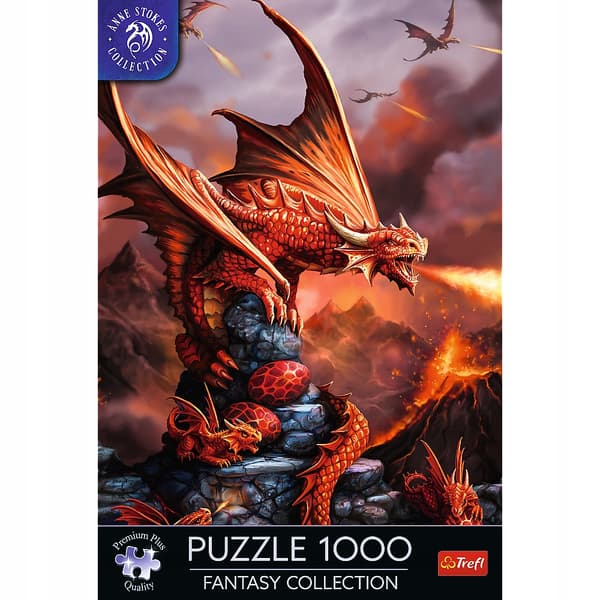 10900 pussel 1000 Premium Plus - fantasisamling elddrake
