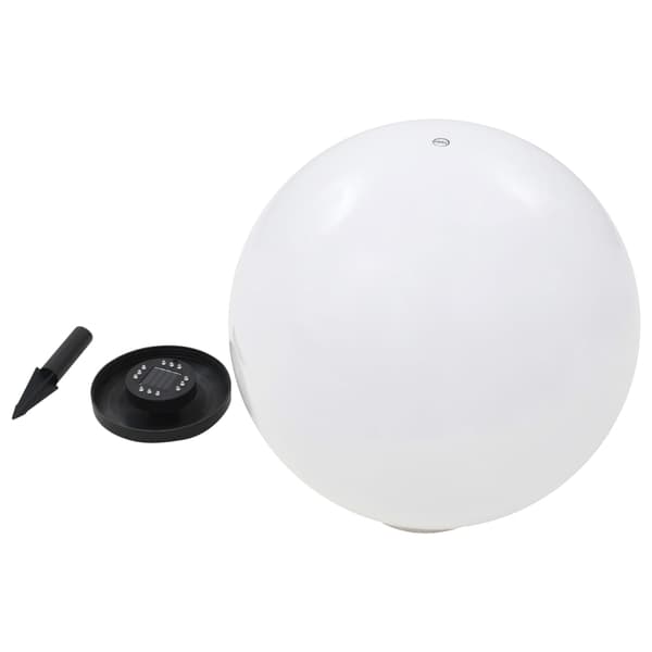 vidaXL udendørs solcellelampe, LED, 50 cm, RGB