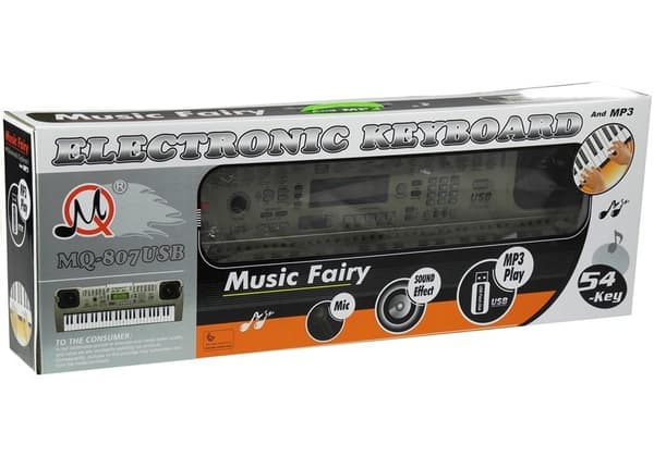 Kosketinsoittimet MQ807 Urkupiano + USB-mikrofoni