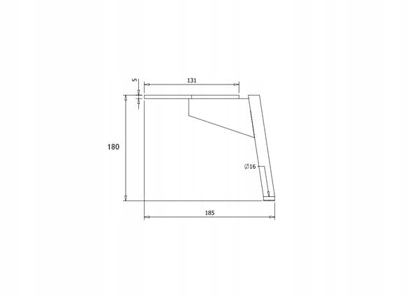 Möbelben till bäddsoffa svart MAT loft H180 slitstark SL030