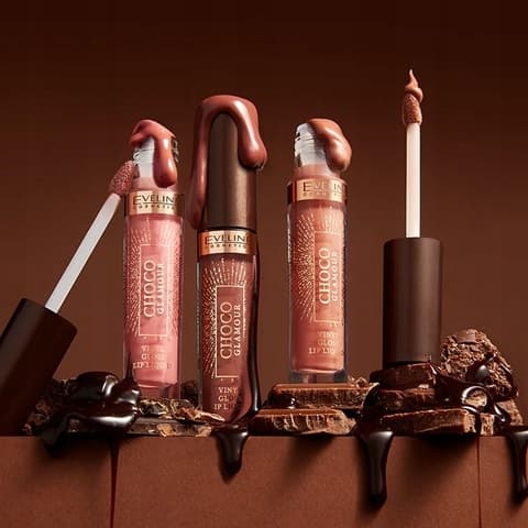 Eveline Choco Glamour Vinyl Lipgloss 02 Deep Cherry 4,5 ml
