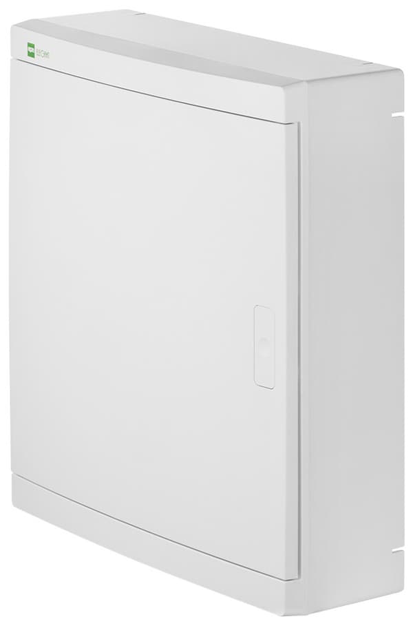 Elegant RN 2x12 multimediefordelingstavle ny version, hvid, IP 40,