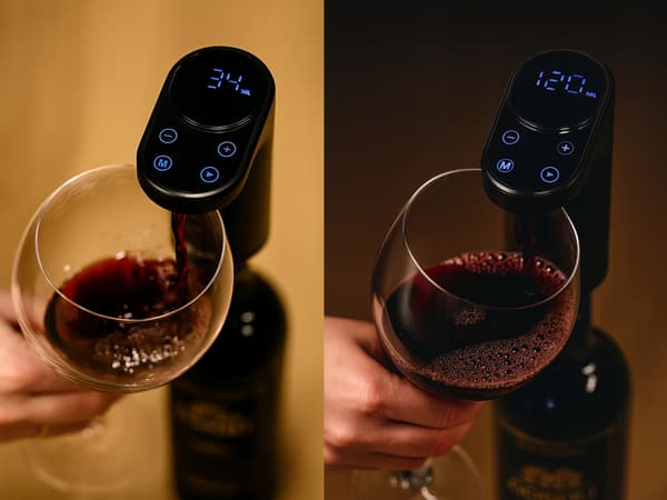 Hældebeholder til vin, alkohol, vodka, whisky og perlator