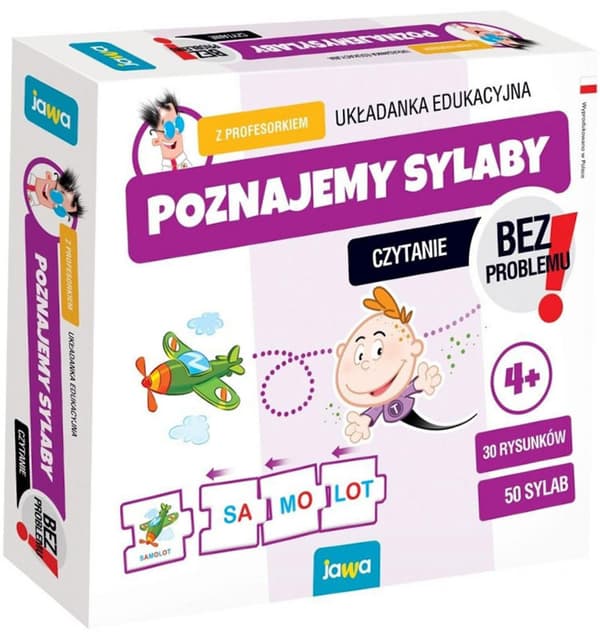 Spel: Lära sig stavelser med professorn