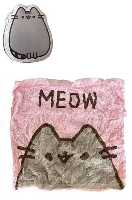 PKCT18A Pusheen Katthandduk Rosa