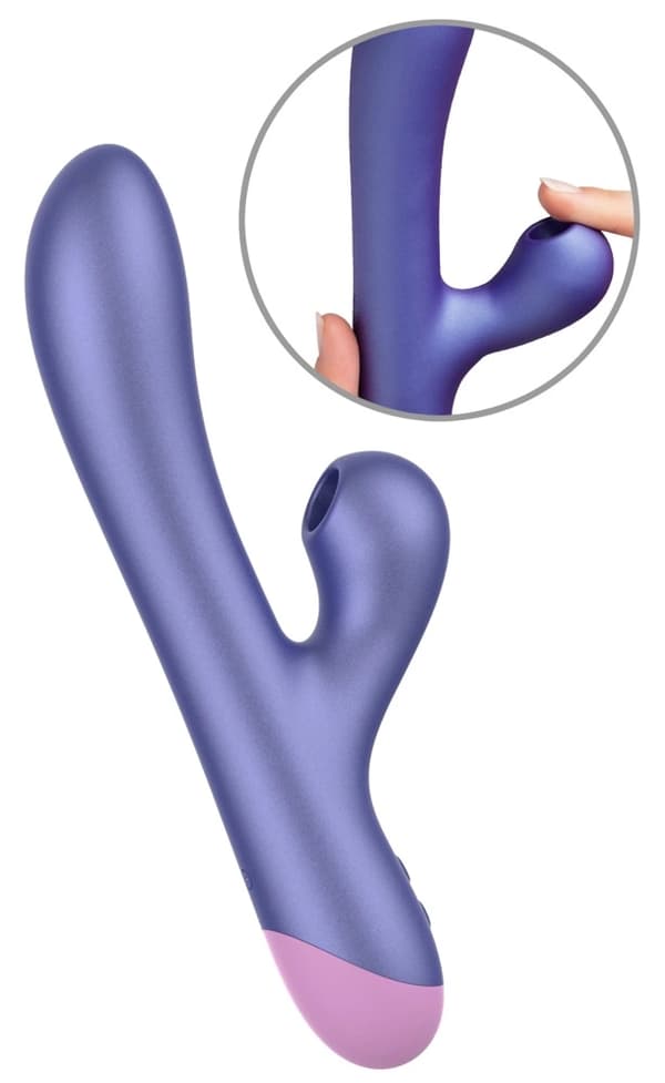 ROMP Pulse - dubbelfunktionsmodell med pulserings- och vibrationssystem, silikon