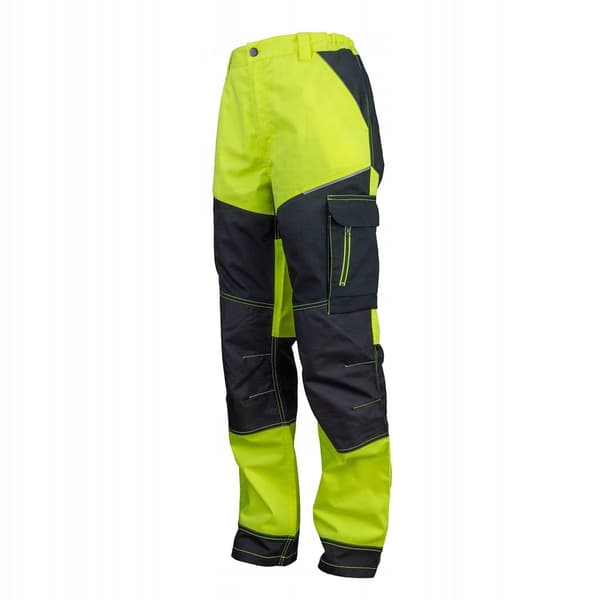 Urgent 709 rip-stop arbejdsbukser 260 g sort/gul 52