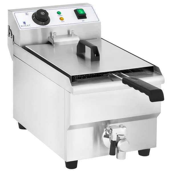 Professionel cateringfrituregryde med hane 230V 10L