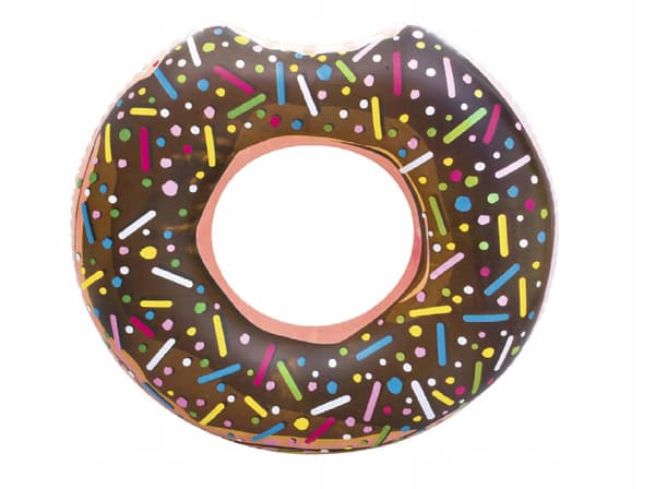DONUT SVØMMERING BRUN/BLÅ 107CM 8079