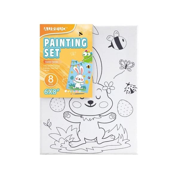 Lærred 15x20cm 8 stk.