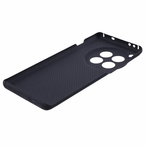 Etui til OnePlus 12 5G, Aramidfibercover, sort