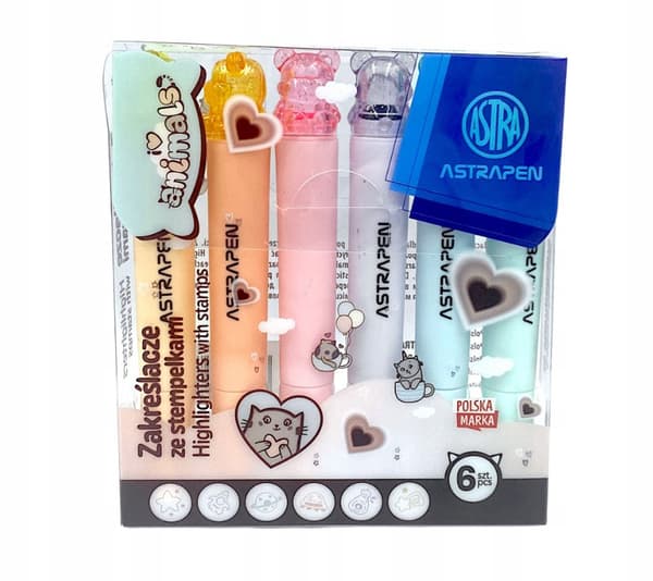 ASTRAPEN ANIMALS CHOCO Stempelmarkører