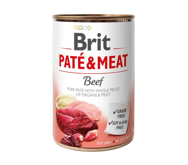 Brit Super Premium våtfoder för hundar Vuxen paté och kött Nötkött 400g