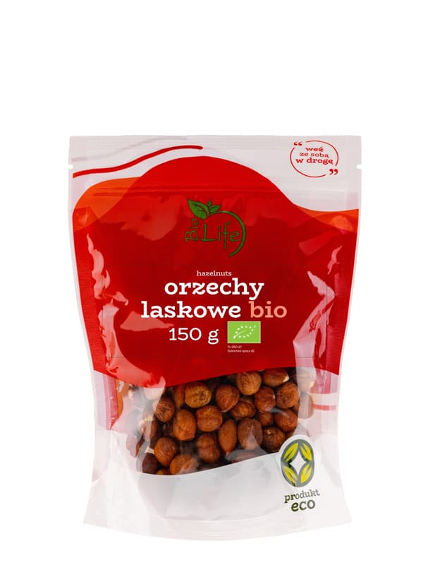 Ekologiska hasselnötter 150g