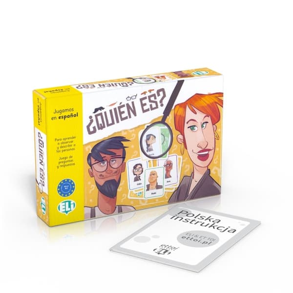Spansk Quien es? ELI Publishing. Sprog spil. Eli