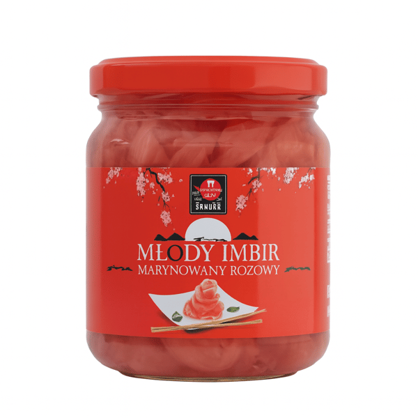 SAKURA | Syltet ingefær | PINK | 190 g