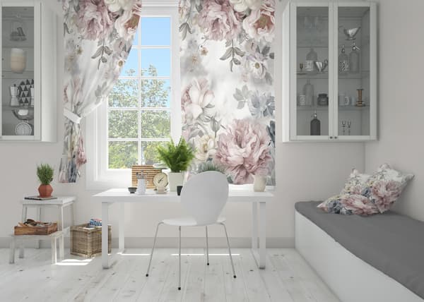Gardin på tape print 257