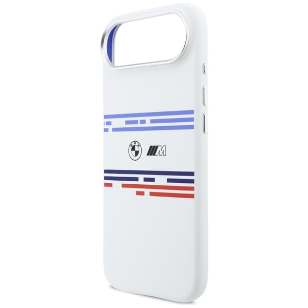BMW M Silikone Horizontal Line MagSafe-etui til iPhone Air, hvid