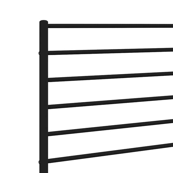 vidaXL metalsengegavl sort 107 cm