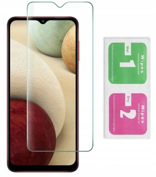 SMART MAGNETISK ETUI til SAMSUNG GALAXY A12 M12 GRØN+GLAS