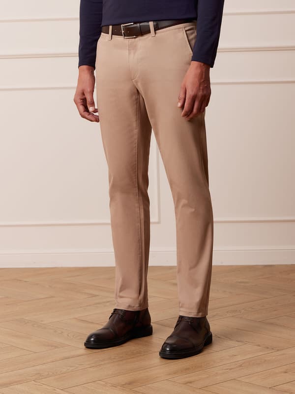 BEIGE DARREG BUKSER 36/32