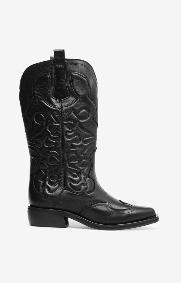 Nahkaiset cowboy-saappaat 37