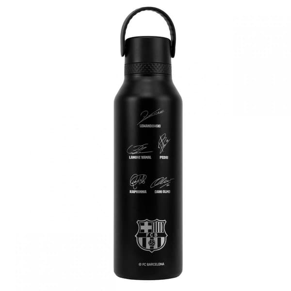 FC Barcelona Runbott termoflaske med autograf 600 ml 972725 sort