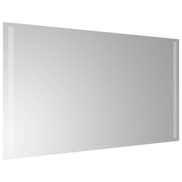 vidaXL Badrumsspegel med LED, 50x90 cm