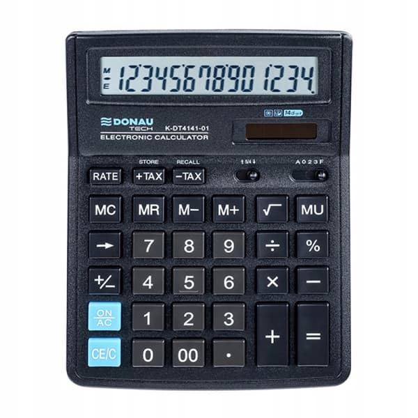 DONAU TECH LOMMELOGNER K-DT4141-01 SORT 5669