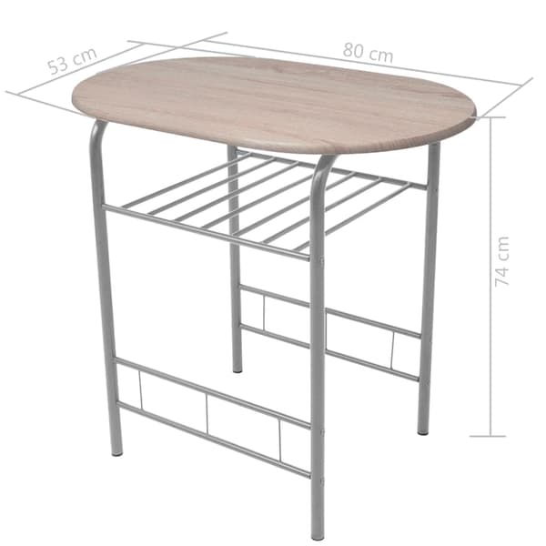 vidaXL MDF frukostbord